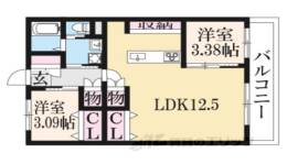 衣笠グリーンハイツ間取り図面