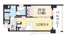 リーガル京都御所西３間取り図面