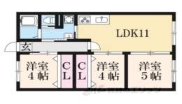 衣笠グリーンハイツ間取り図面