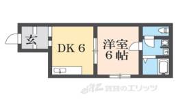 レジデンス五個荘２間取り図面