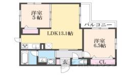 オーバルムーン京都間取り図面