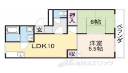 シャンクレール弐番館間取り図面