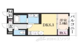 アクアプレイス京都北白川間取り図面