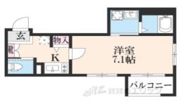 アクアプレイス京都北白川間取り図面