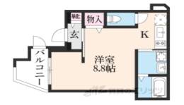 アクアプレイス京都北白川間取り図面