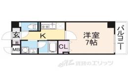 サンシャイン富雄駅前間取り図面