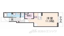 イル　ディーヴォ１間取り図面