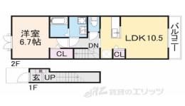 イル　ディーヴォ１間取り図面