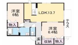 モン・ヴェールＤ間取り図面