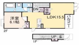 レジデンスリーキ雅間取り図面
