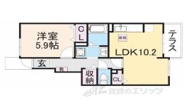 メゾン・ド・ノワ１間取り図面
