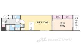 フォレスト油小路四条間取り図面