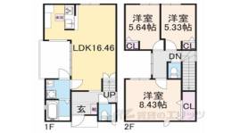 貸家間取り図面