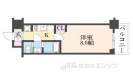 キンブリッジ京都千本丸太町間取り図面