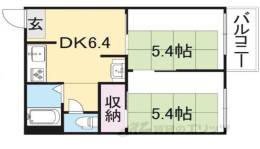 タウニィ箕山間取り図面