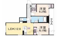 Ｔ　メゾン　ド　ソレイユ２間取り図面