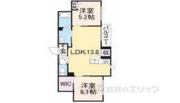 Ｔ　メゾン　ド　ソレイユ２間取り図面