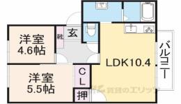 ラフィーネ當麻壱番館間取り図面