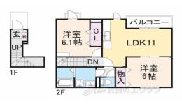 ブリアン　ヌゥボー２間取り図面