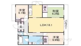 Ｖｉｖｅｌｌｅ彦根城町間取り図面