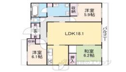 Ｖｉｖｅｌｌｅ彦根城町間取り図面