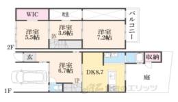 貸家間取り図面