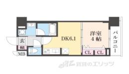 ベラジオ雅び烏丸十条２間取り図面