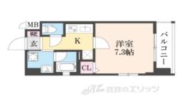 ベラジオ雅び烏丸十条２間取り図面