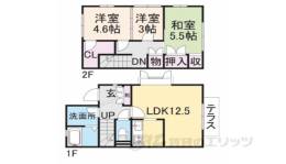 イーストタウン朱雀間取り図面
