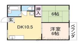 オブリガード・アイ１間取り図面