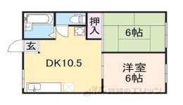 オブリガード・アイ１間取り図面