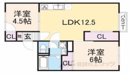 レークハイツ伊庭１間取り図面