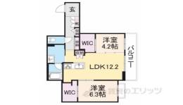 シャーメゾン大和高田間取り図面