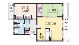 コンフォールかぶと台19号棟間取り図面