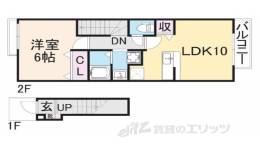 グレイス　メゾン　郡津間取り図面