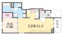 ラウレア彦根２間取り図面