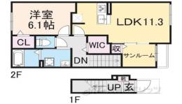 レヴァークヒルズ間取り図面