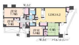 ティアラ・セントワンズ間取り図面