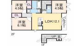 当麻寺ＭＫコート２間取り図面