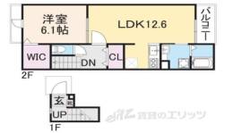 プリートカーサ間取り図面