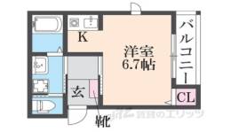 シャインメゾン長岡京間取り図面