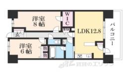 アルカディーナ城陽702間取り図面