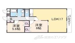 MAYUMIウエストサイド楠葉間取り図面