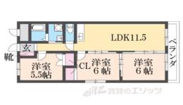 MAYUMIウエストサイド楠葉間取り図面