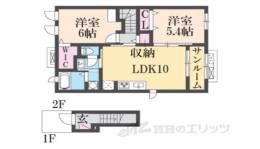ルミエール周枳B間取り図面