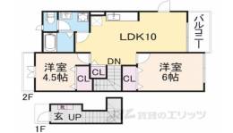 ラポレ１間取り図面