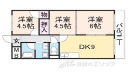 矢埜ハイツ間取り図面