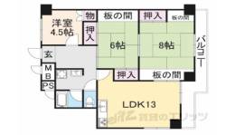 矢埜ハイツ間取り図面