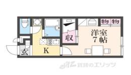 レオパレスセンターポール間取り図面