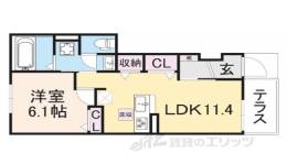 ガーデンヒルズＭ間取り図面